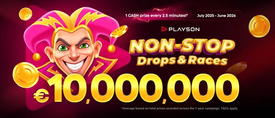 Haz Casino Playson Non-Stop Drops and Races Tournament